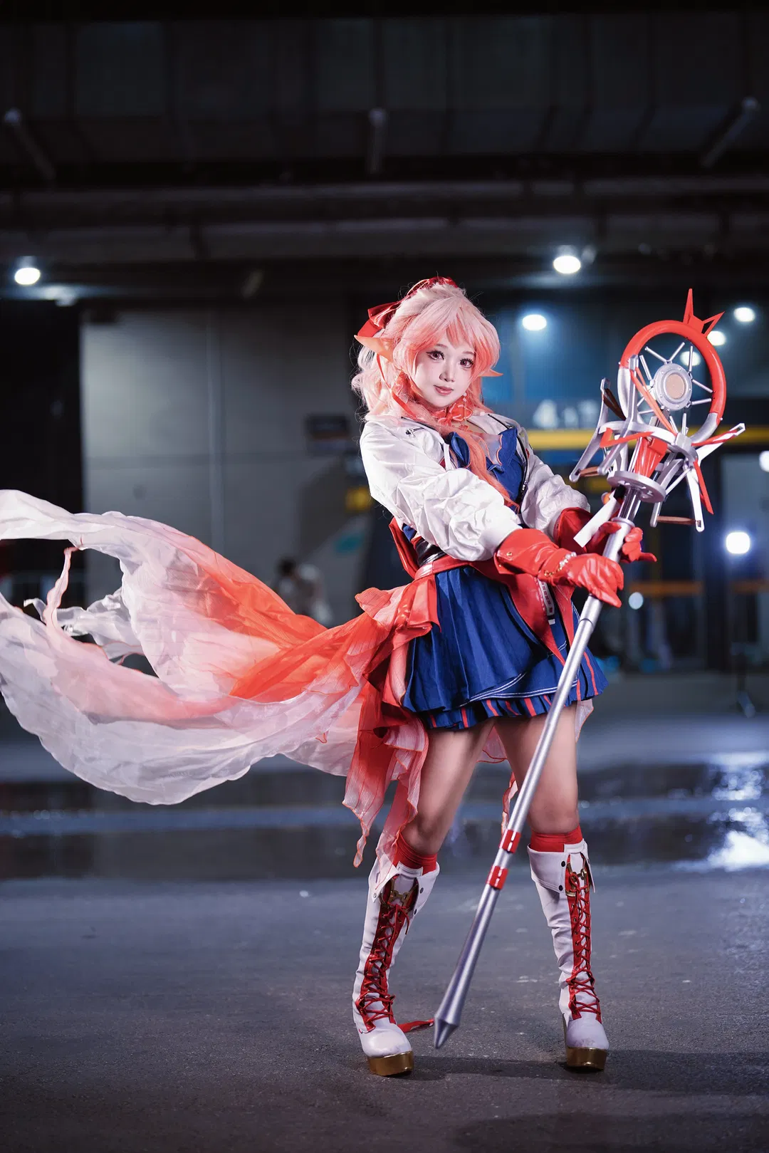 【遥cos】明日方舟的遥，在夜晚的积水中寻找那颗酸橙 - 第 1 张