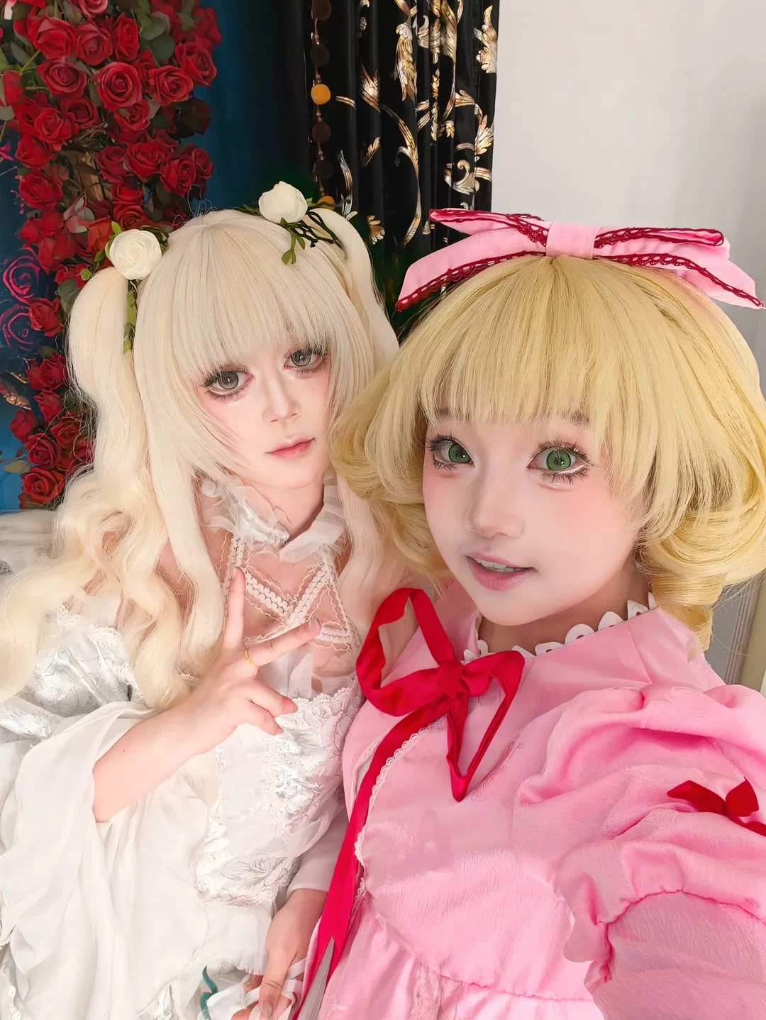 【雏莓cos】蔷薇少女团片集邮，感谢姐姐们带我玩 - 第 3 张
