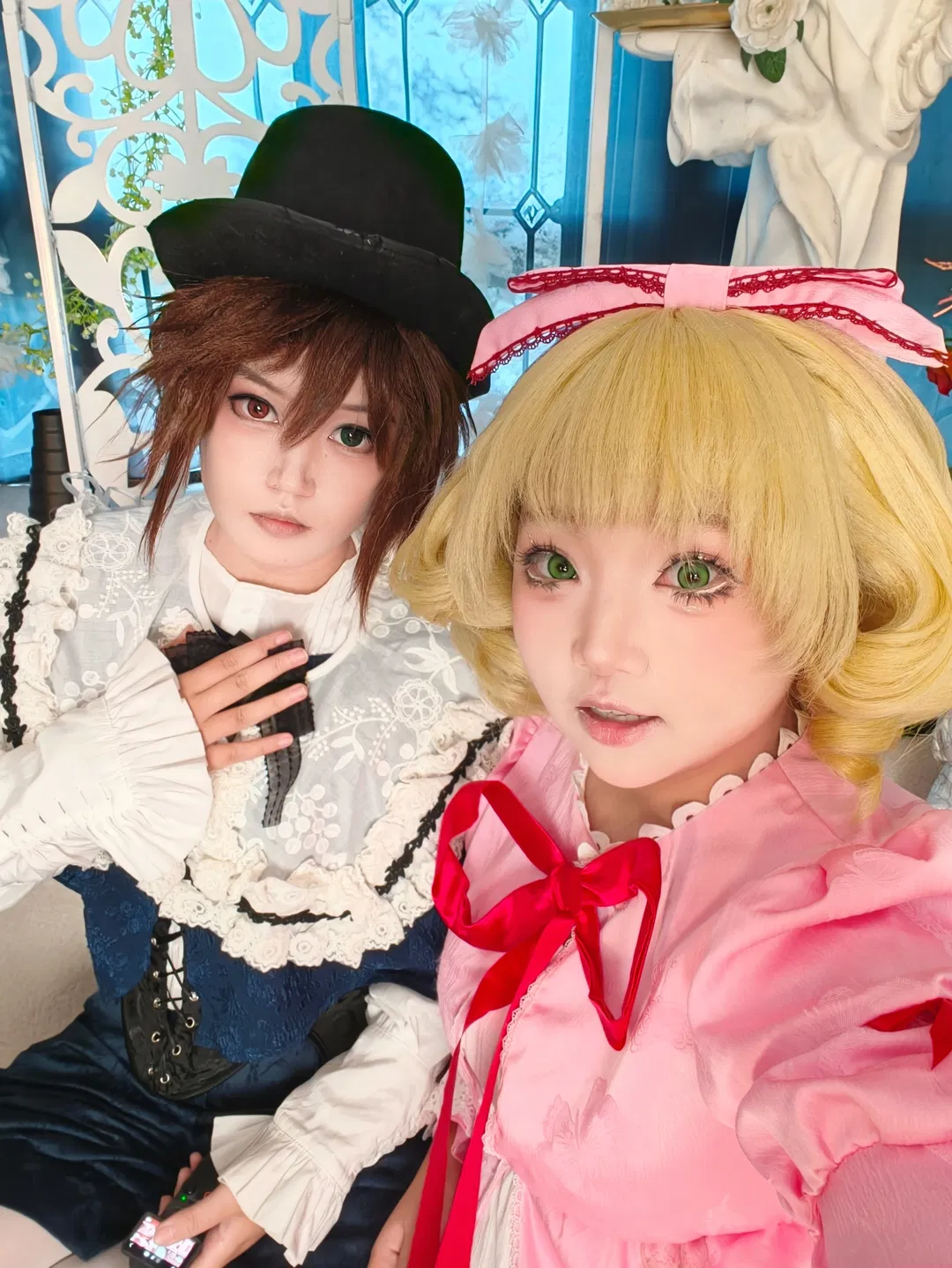 【雏莓cos】蔷薇少女团片集邮，感谢姐姐们带我玩 - 第 4 张