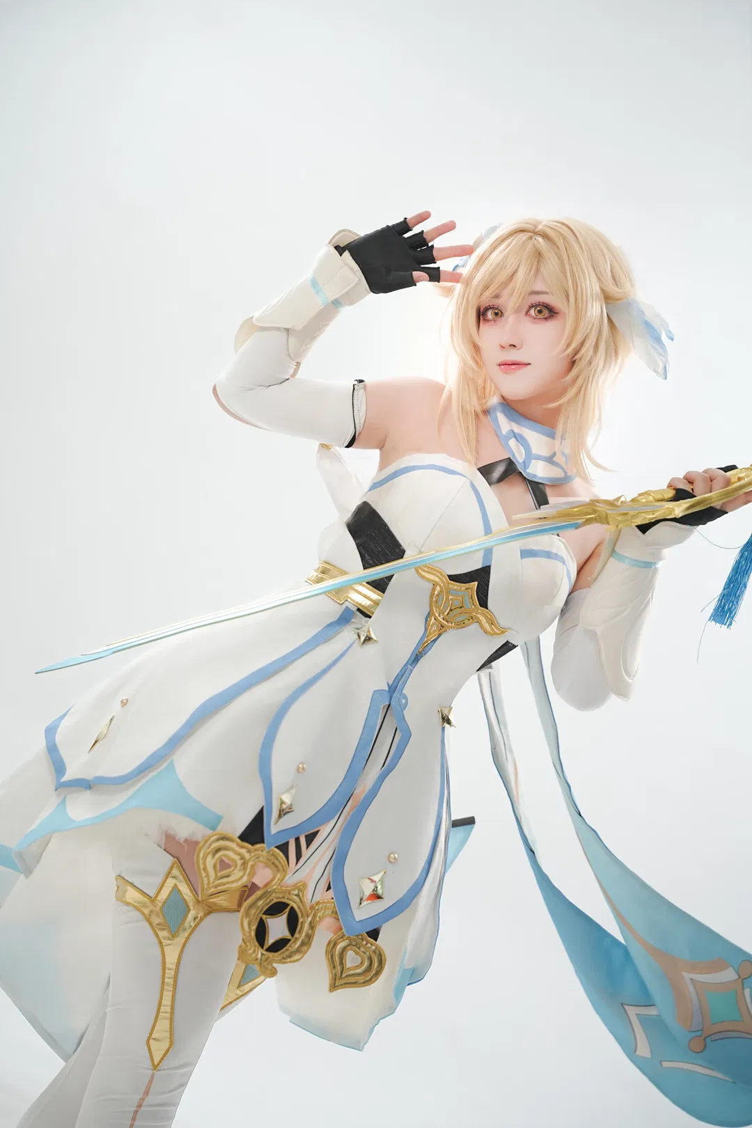 【荧cos】原神旅行者荧的剑士造型拍摄分享 - 第 2 张