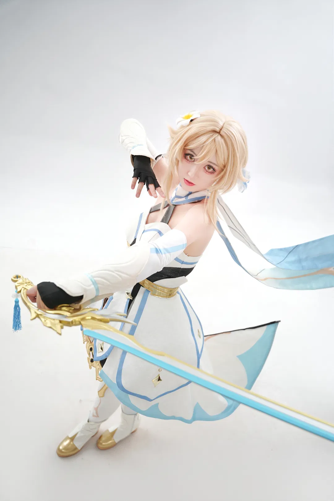 【荧cos】原神旅行者荧的剑士造型拍摄分享 - 第 4 张