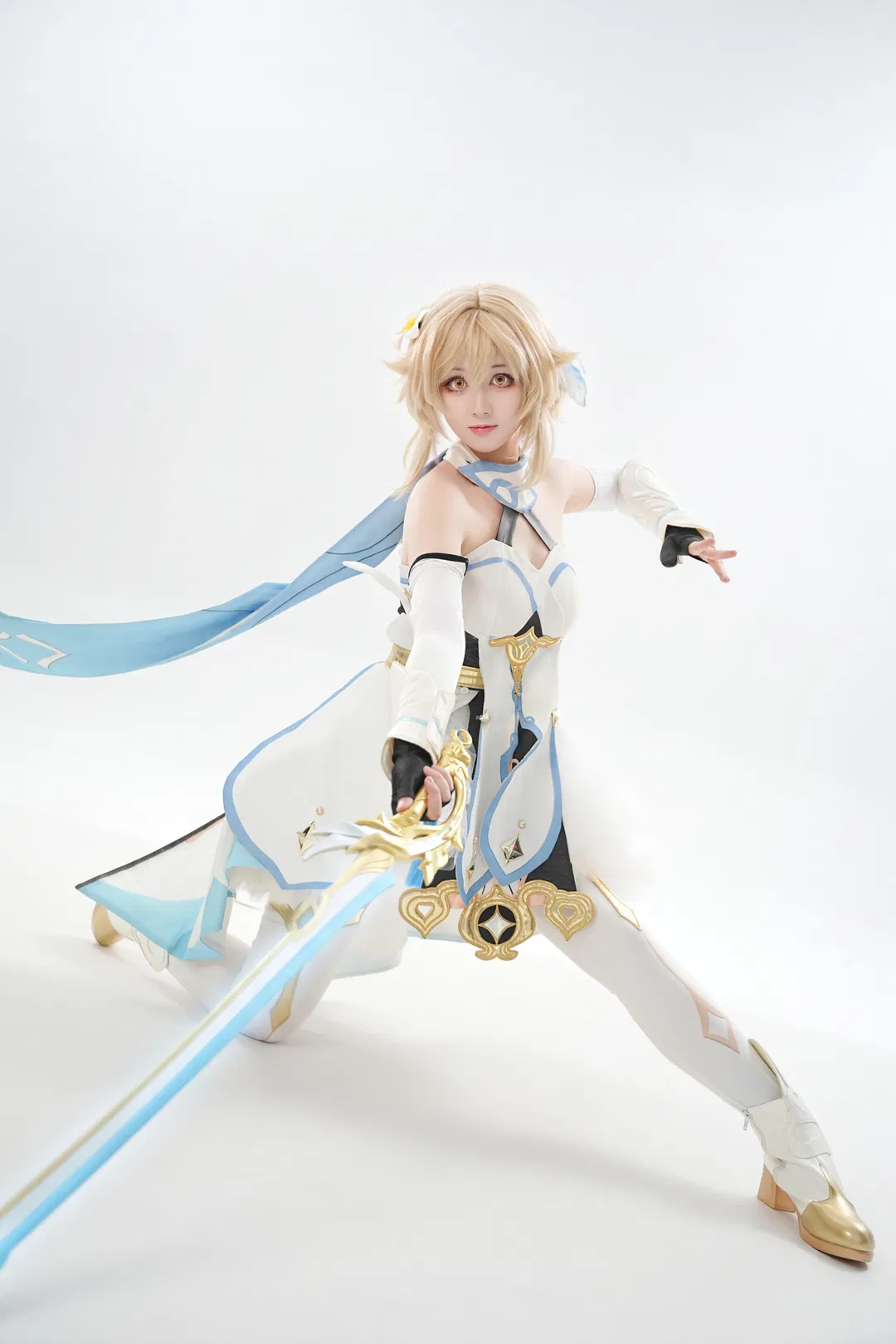 【荧cos】原神旅行者荧的剑士造型拍摄分享 - 第 6 张