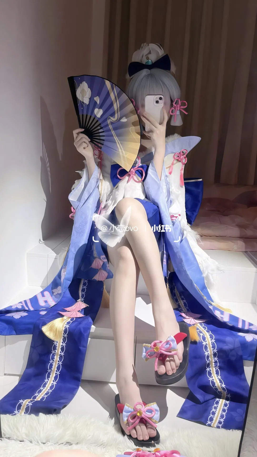 神里绫华cos 原神 白鹭樱华 迟到的生日祝福 - 第 2 张