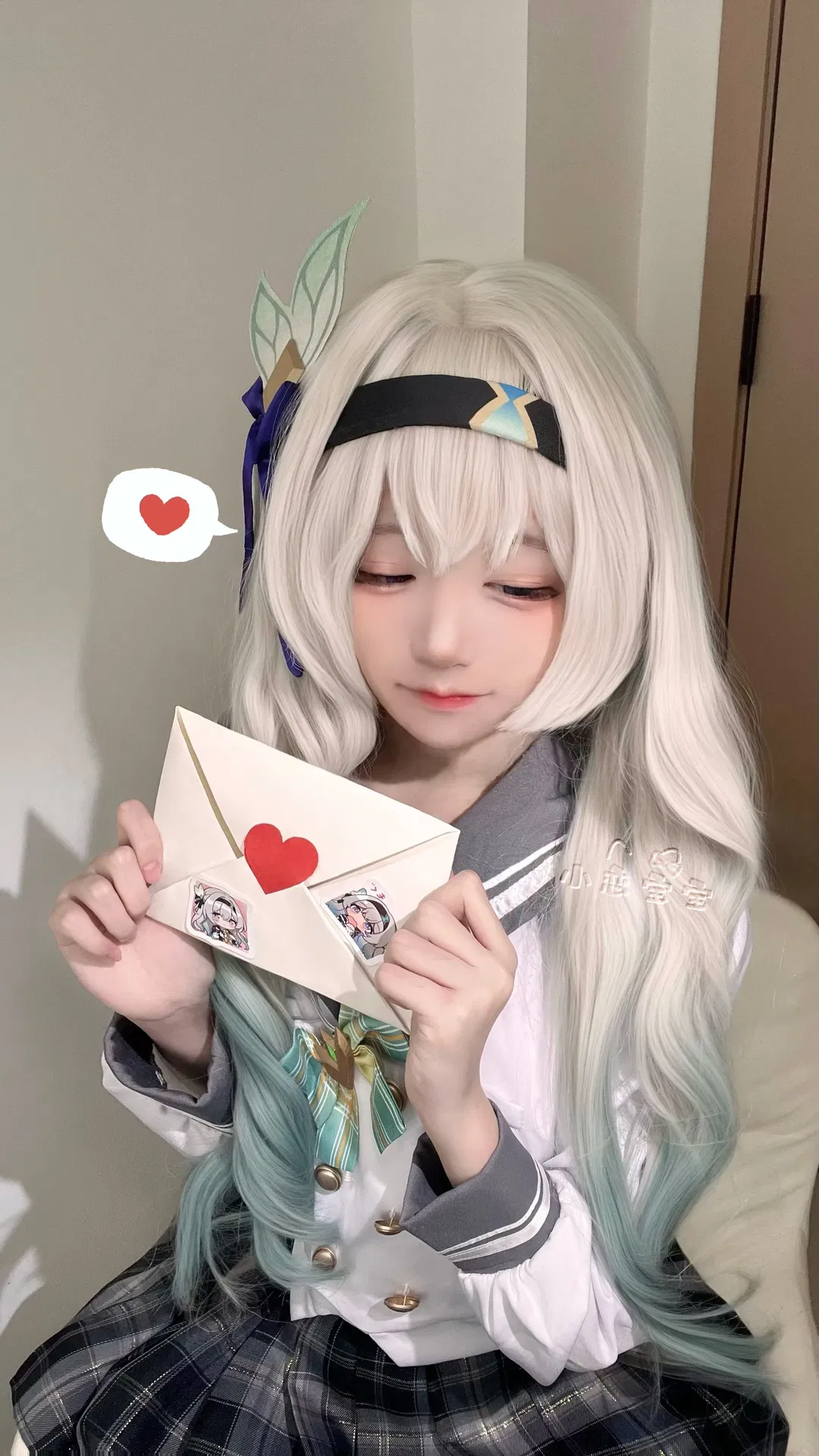 【流萤cos】崩坏星穹铁道春日手信JK制服穿搭分享 - 第 2 张