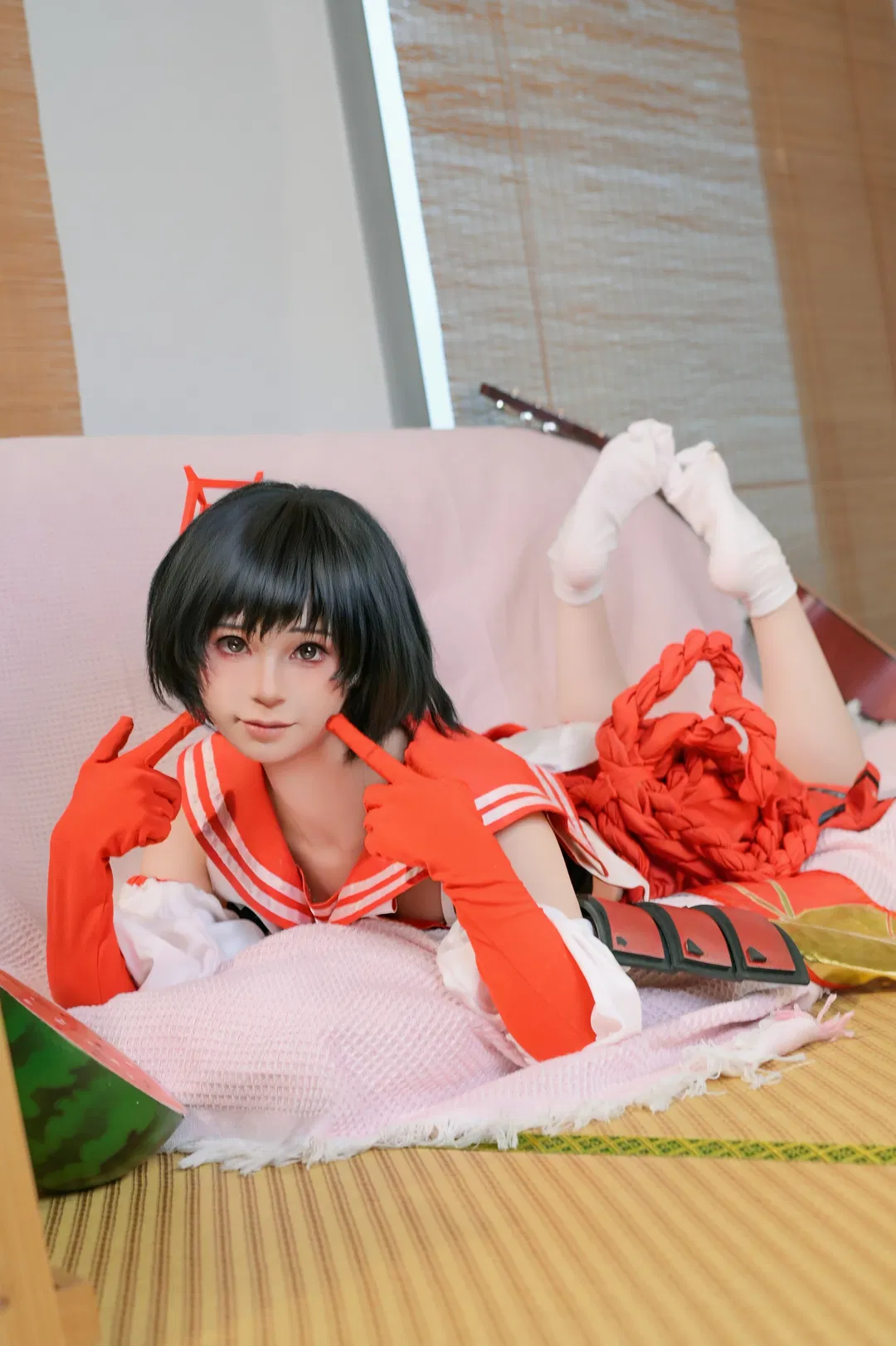 【春日椿cos】日系居家风的ba角色还原 - 第 4 张
