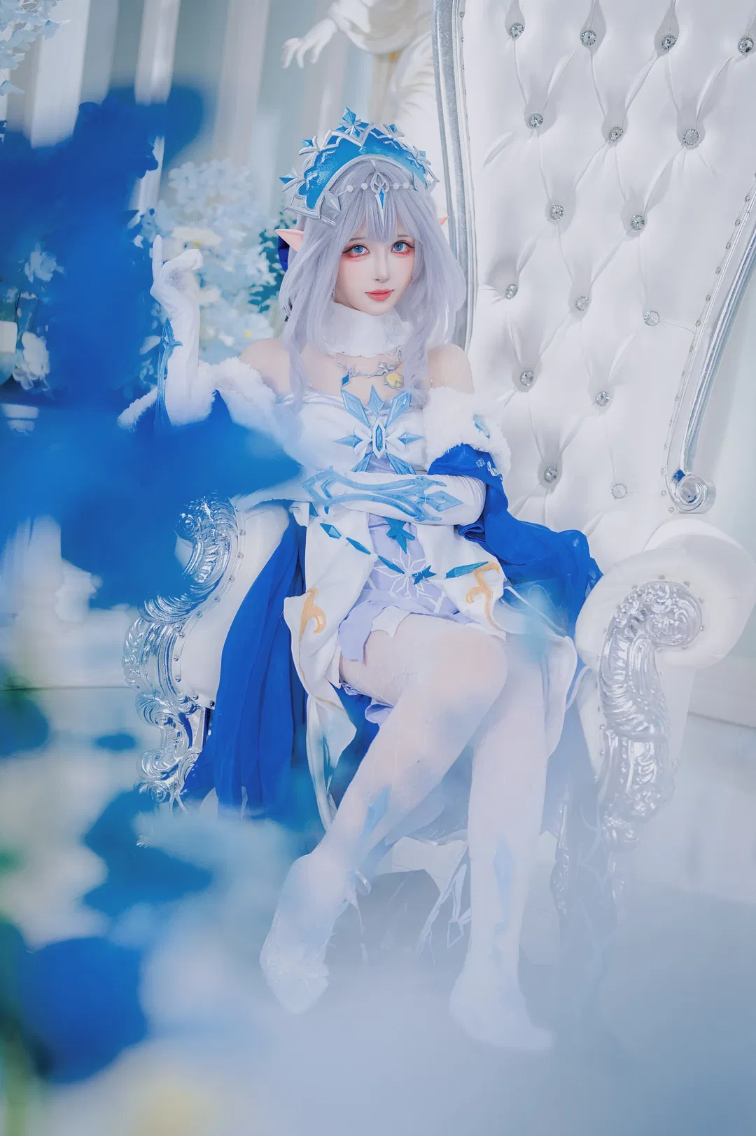 【安娜丝塔夏·费奥多罗夫娜·雪奈茨娜娅cos】原神至冬国冰之女皇 - 第 7 张