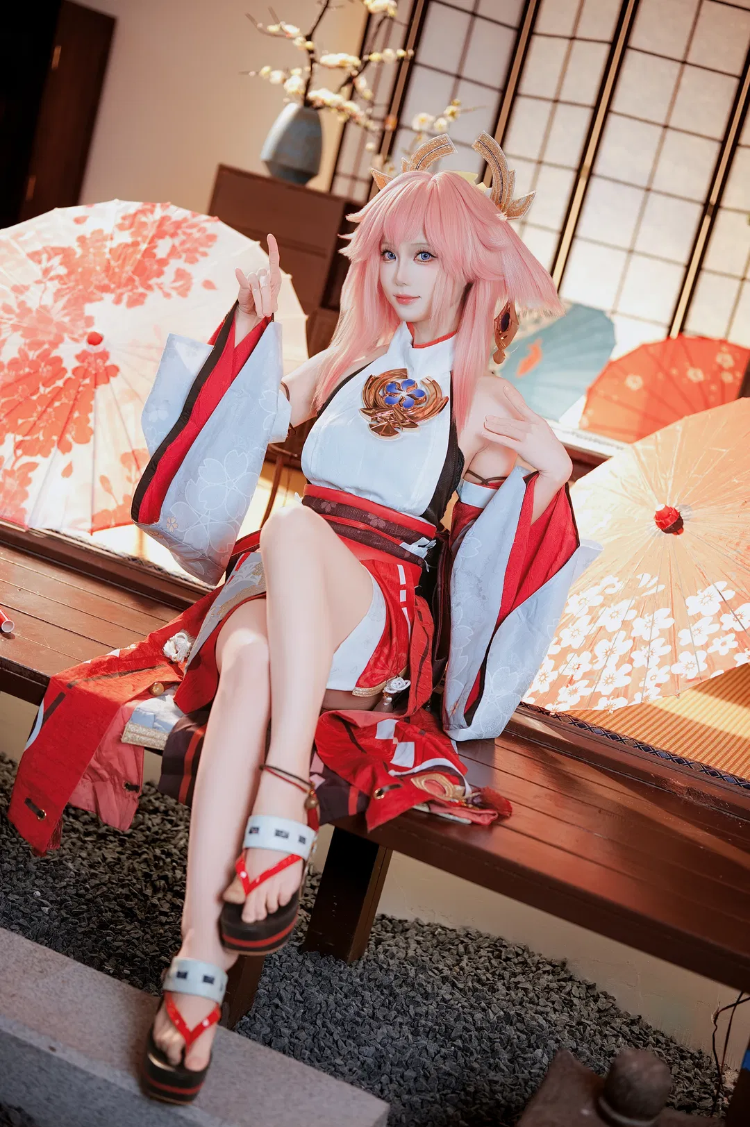 【八重神子cos】稻妻一姐八重宮司大人的和風幻夢 - 第 1 張
