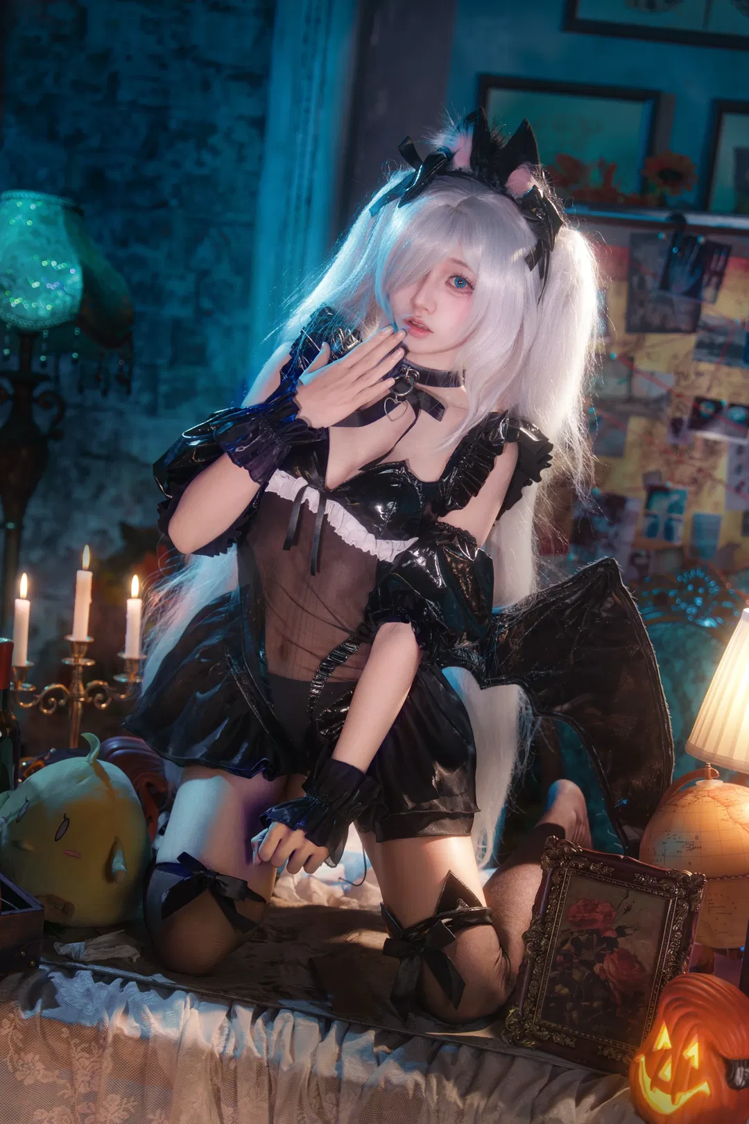[Lebel cosplay] Halloween Dark Twins: A Visual Clash of Black and White - Image 2
