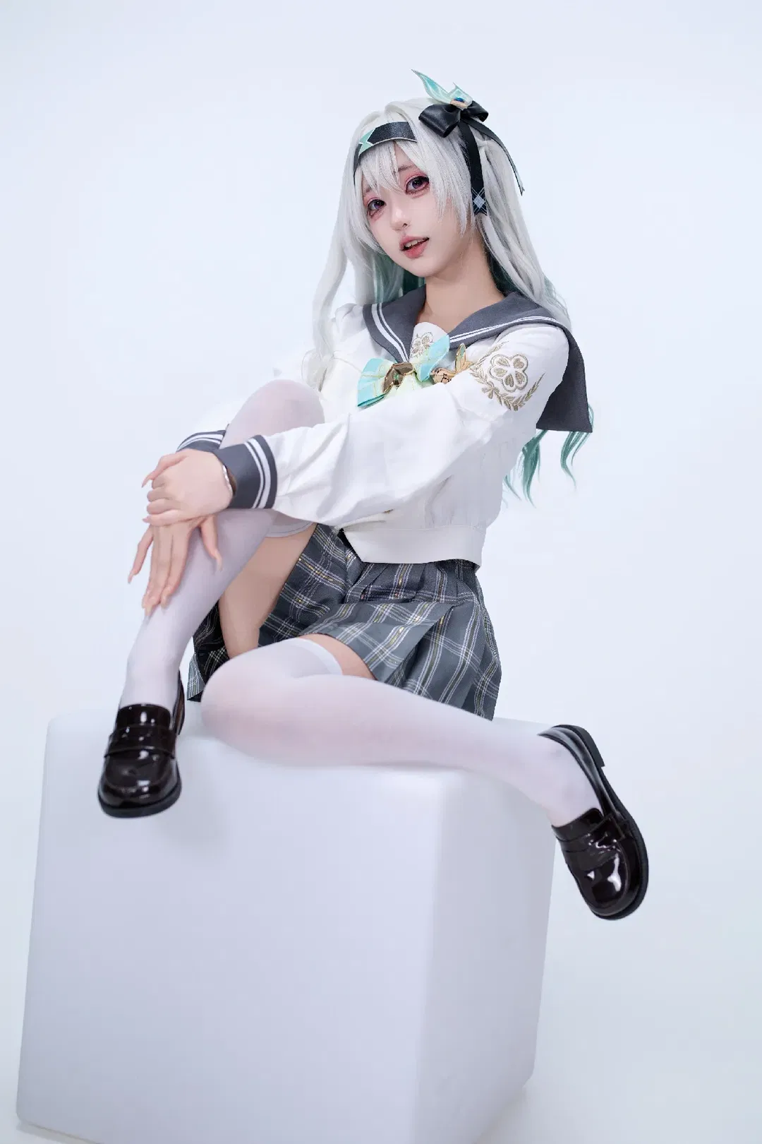 【流萤cos】崩坏星穹铁道校园制服拍摄记录 - 第 2 张