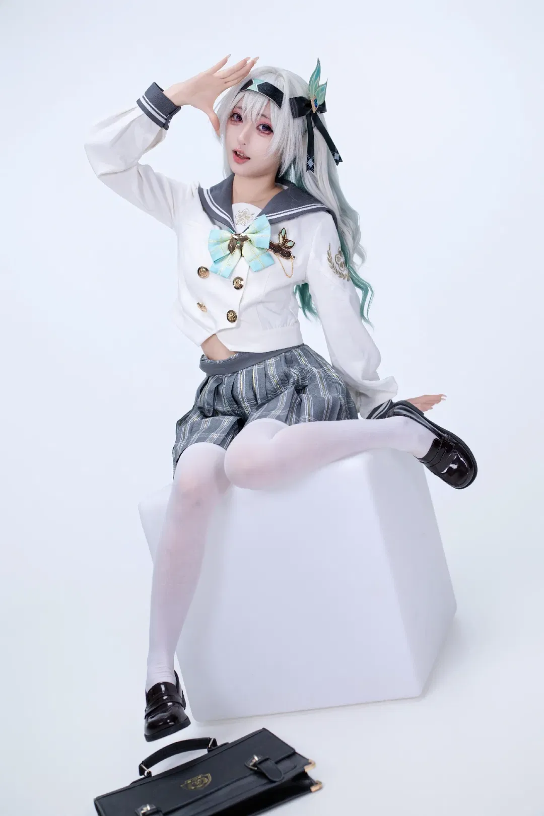 【流萤cos】崩坏星穹铁道校园制服拍摄记录 - 第 3 张
