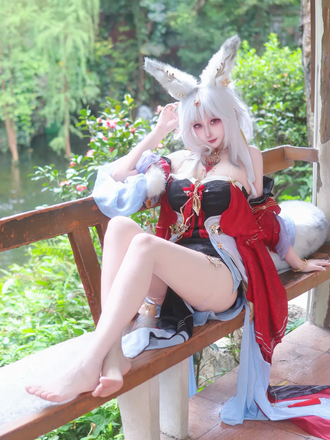 【心月狐cos】鸣潮心月狐实景拍摄分享 - 第 2 张