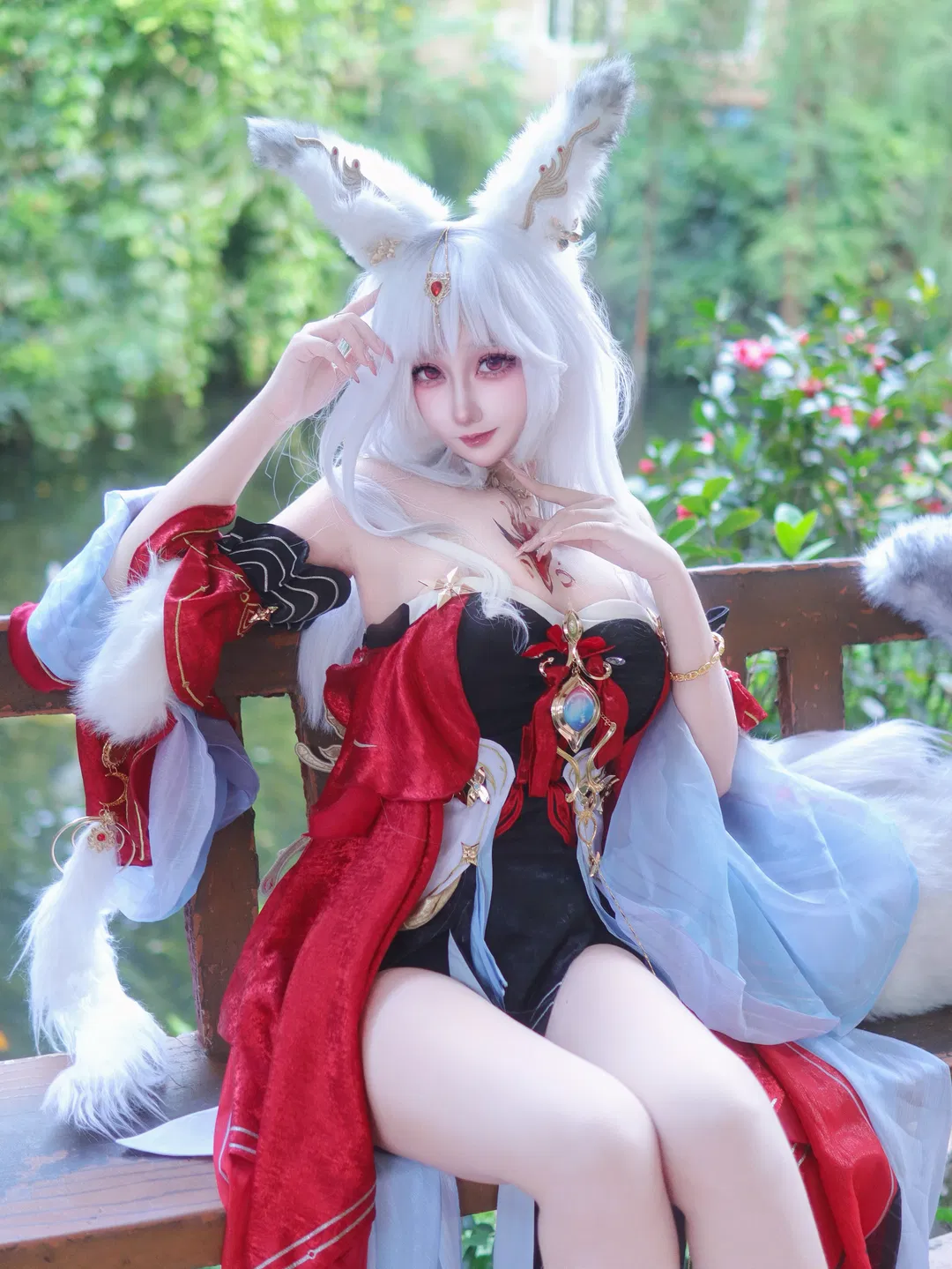 【心月狐cos】鸣潮心月狐实景拍摄分享 - 第 3 张