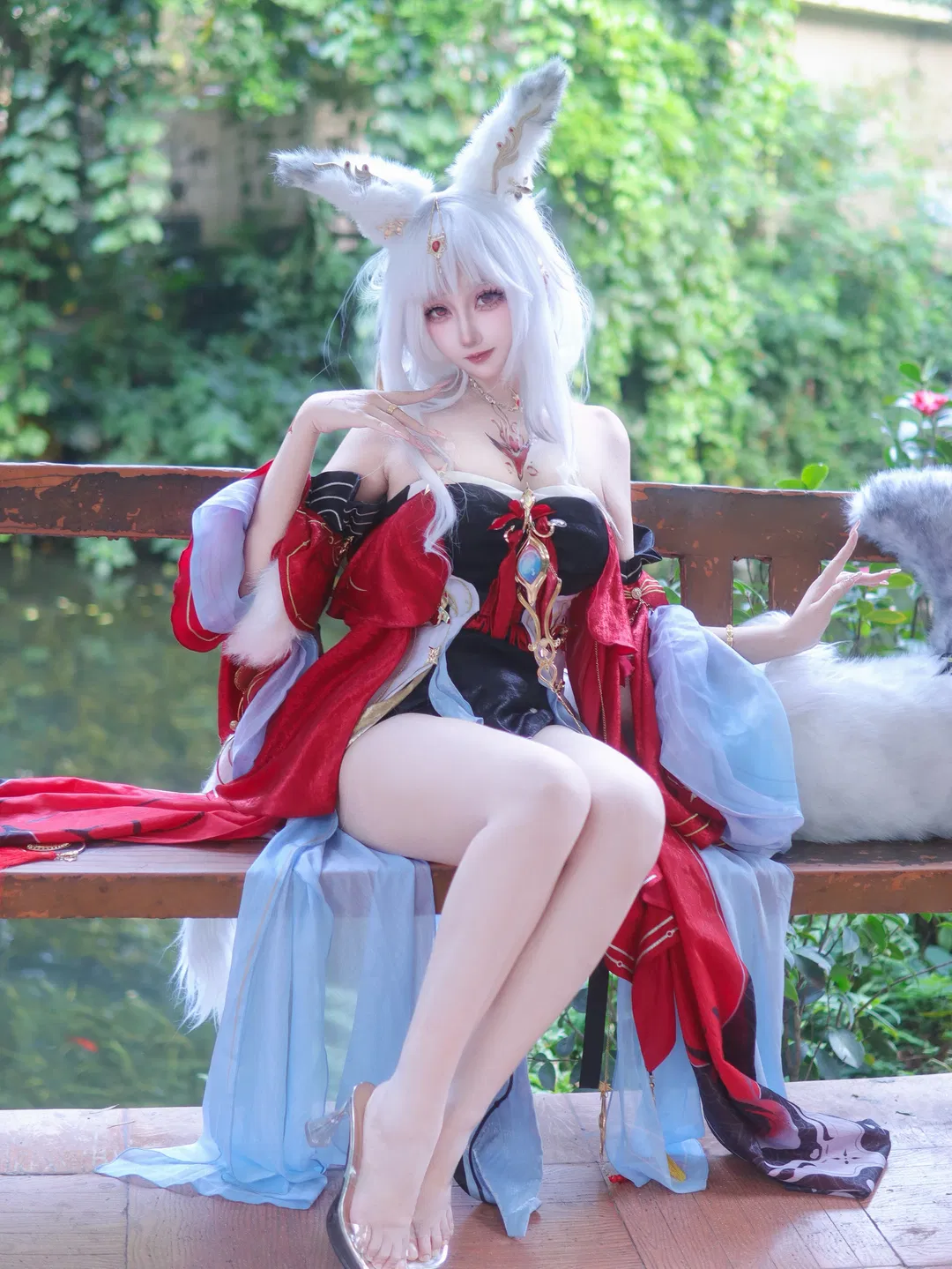 【心月狐cos】鸣潮心月狐实景拍摄分享 - 第 4 张