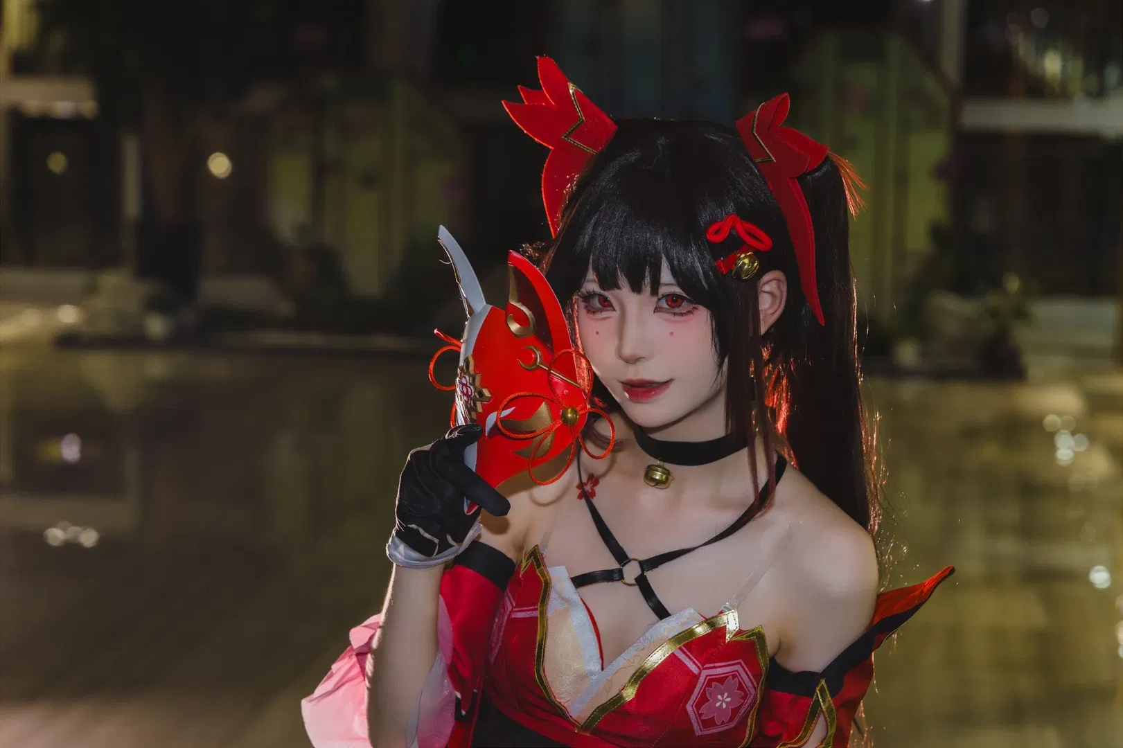 【花火cos】崩壞星穹鐵道，紅黑金交織的狡黠少女 - 第 4 張