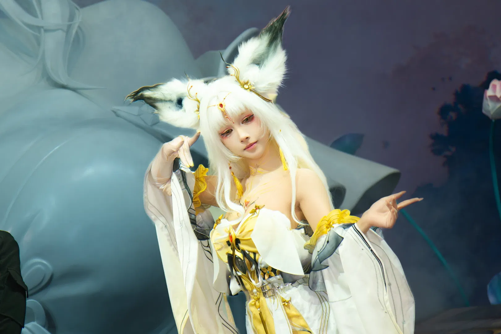 【心月狐cos】鳴潮CICF展臺上的至臻狐影 - 第 6 張
