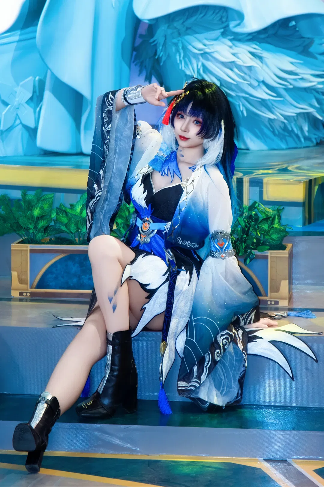 【秧秧cos】鳴潮玄翎鳥現身廣州CICF展臺 - 第 3 張