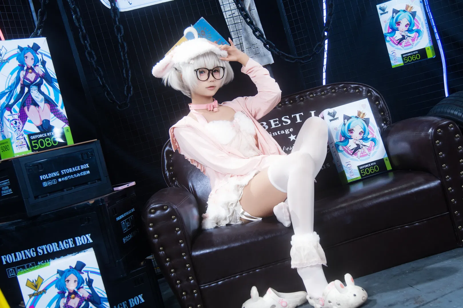【开源姬cos】CICF展台打卡，当一天的甜酷少女 - 第 3 张