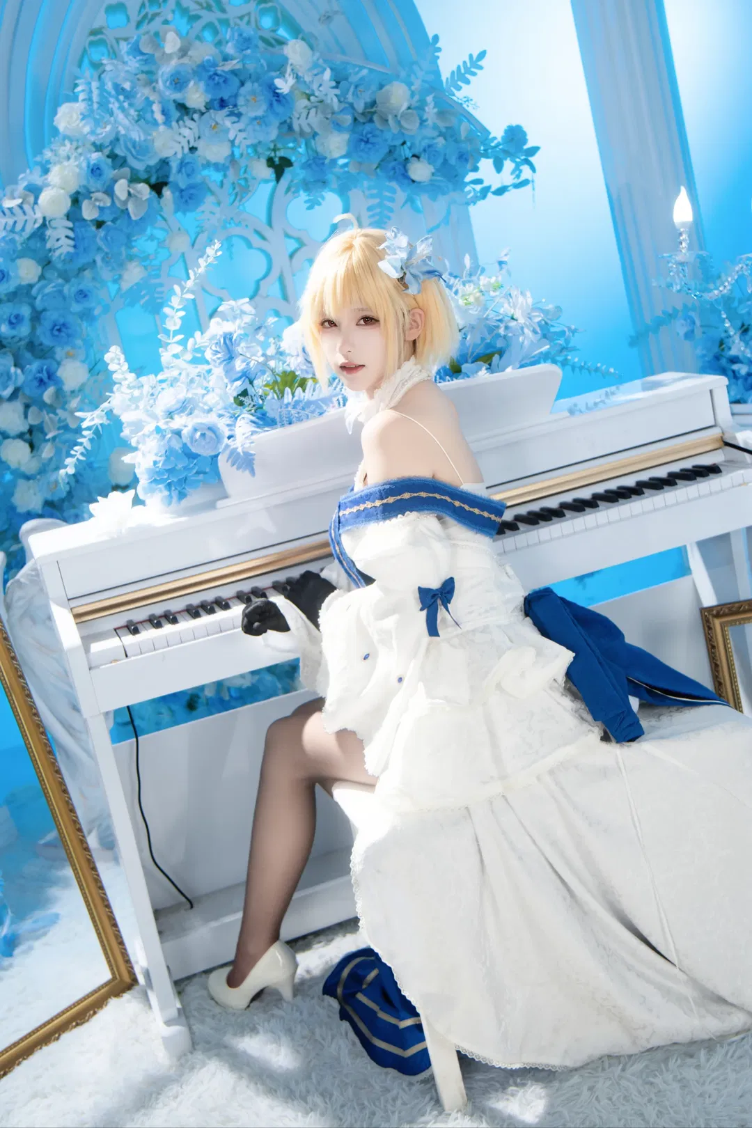 【爱尔奎特cos】FGO蓝白洋装的优雅与张力 - 第 2 张