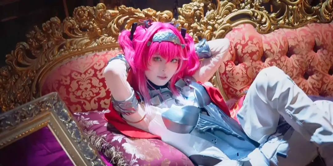 【露帕cos】鸣潮粉色双马尾的机甲少女 - 第 2 张