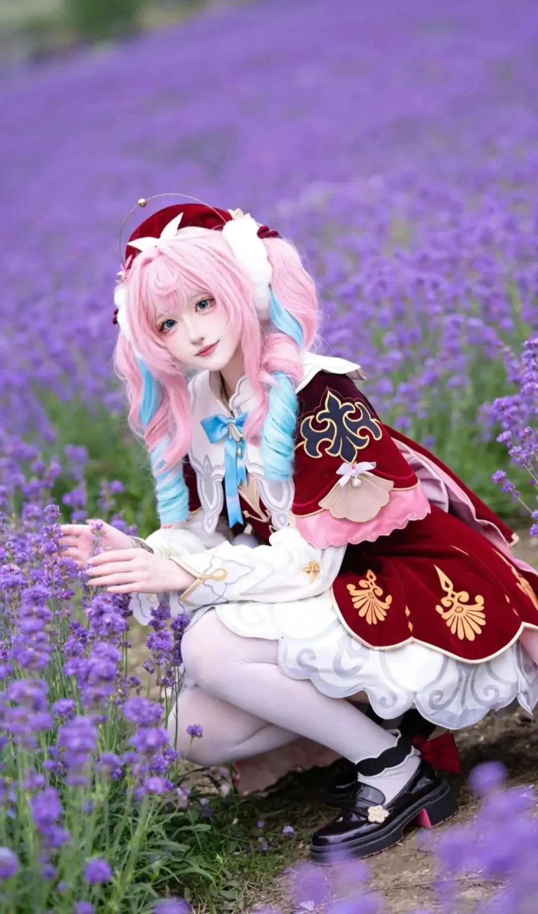 【风堇cos】崩坏星穹铁道在薰衣草田里的梦幻还原 - 第 4 张