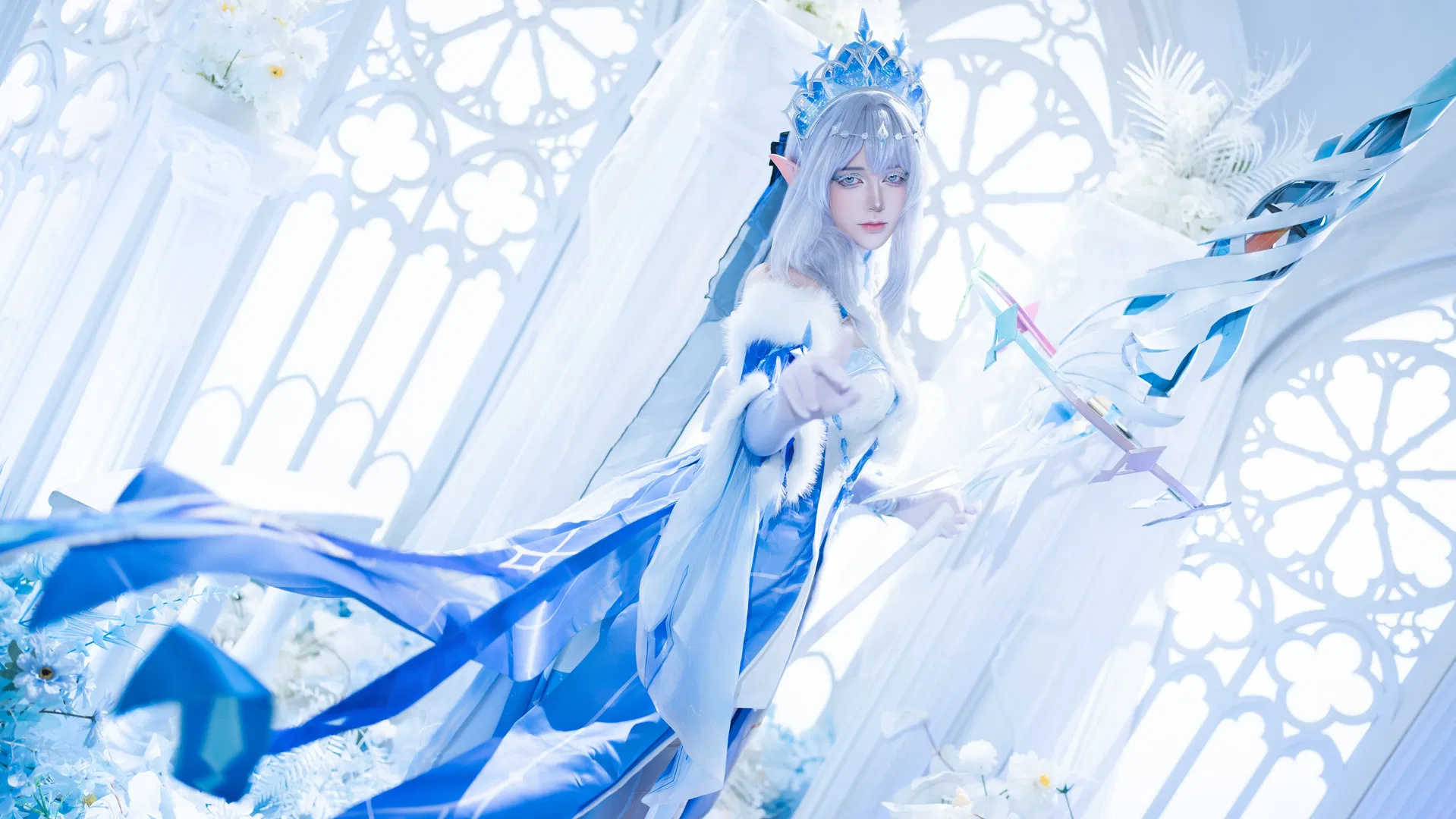 【安娜丝塔夏cos】原神冰神的冰雪之境 - 第 4 张