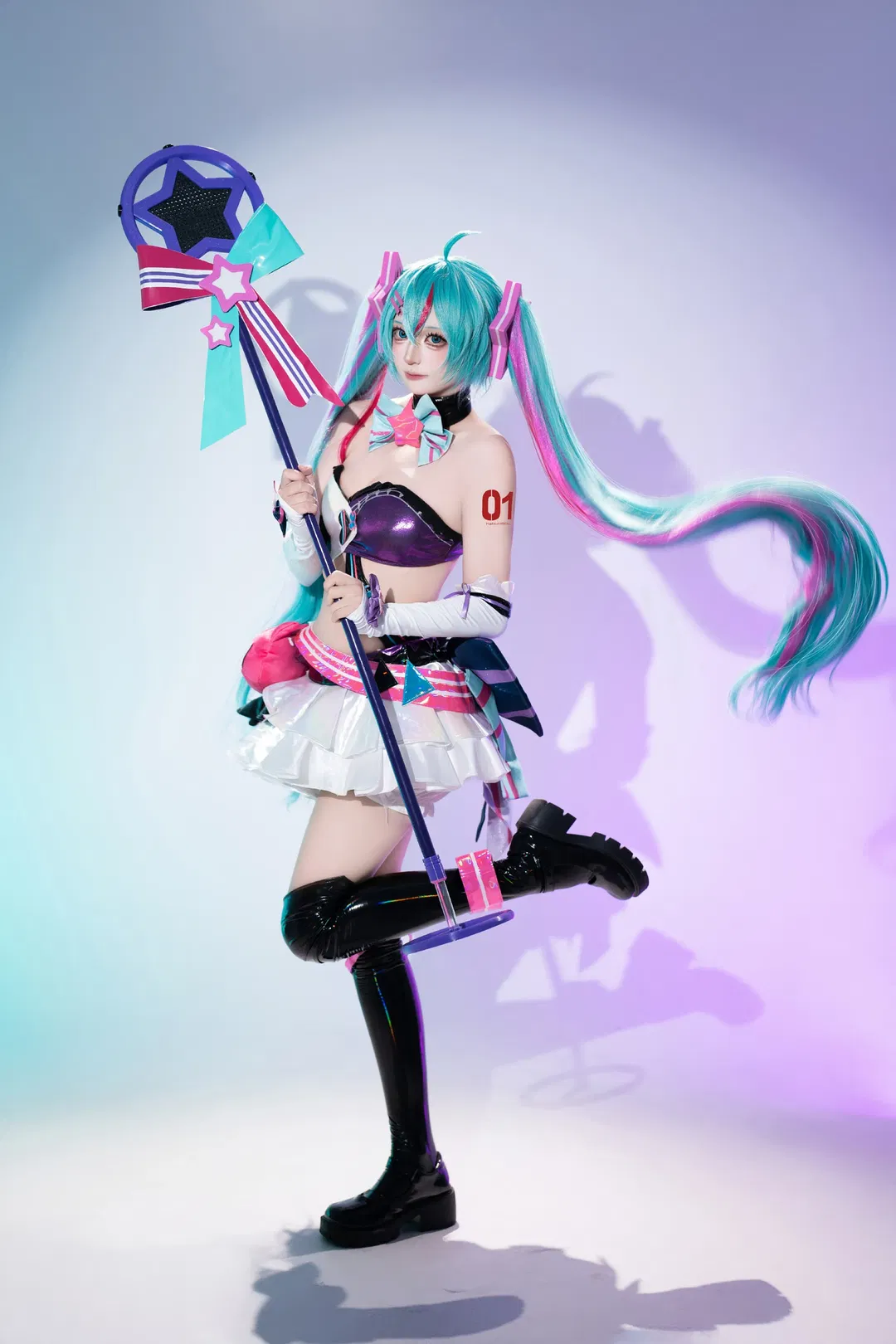 【初音未来cos】初音未来喵斯联动的视觉呈现