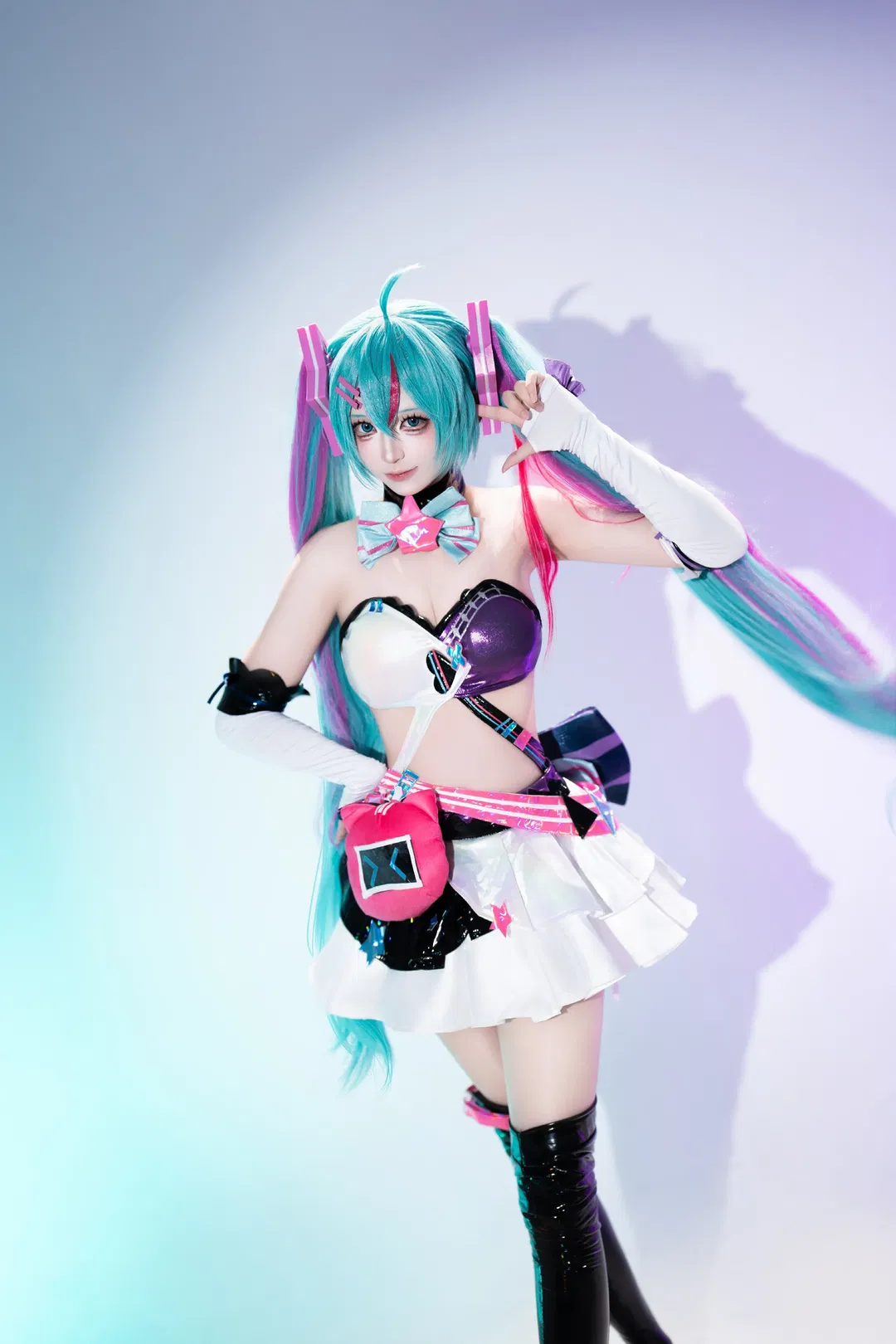 【初音未来cos】初音未来喵斯联动的视觉呈现 - 第 3 张