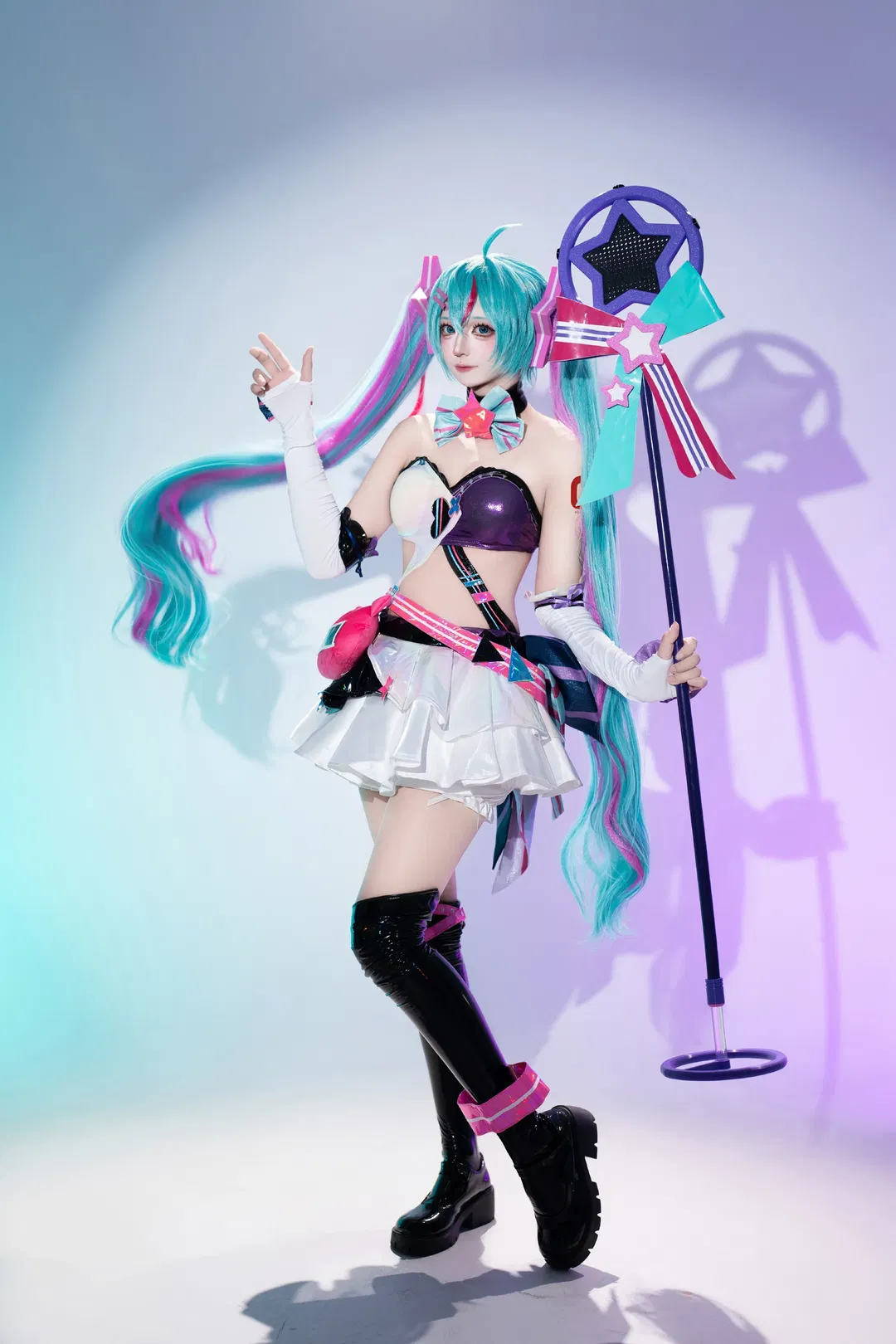 【初音未来cos】初音未来喵斯联动的视觉呈现 - 第 4 张