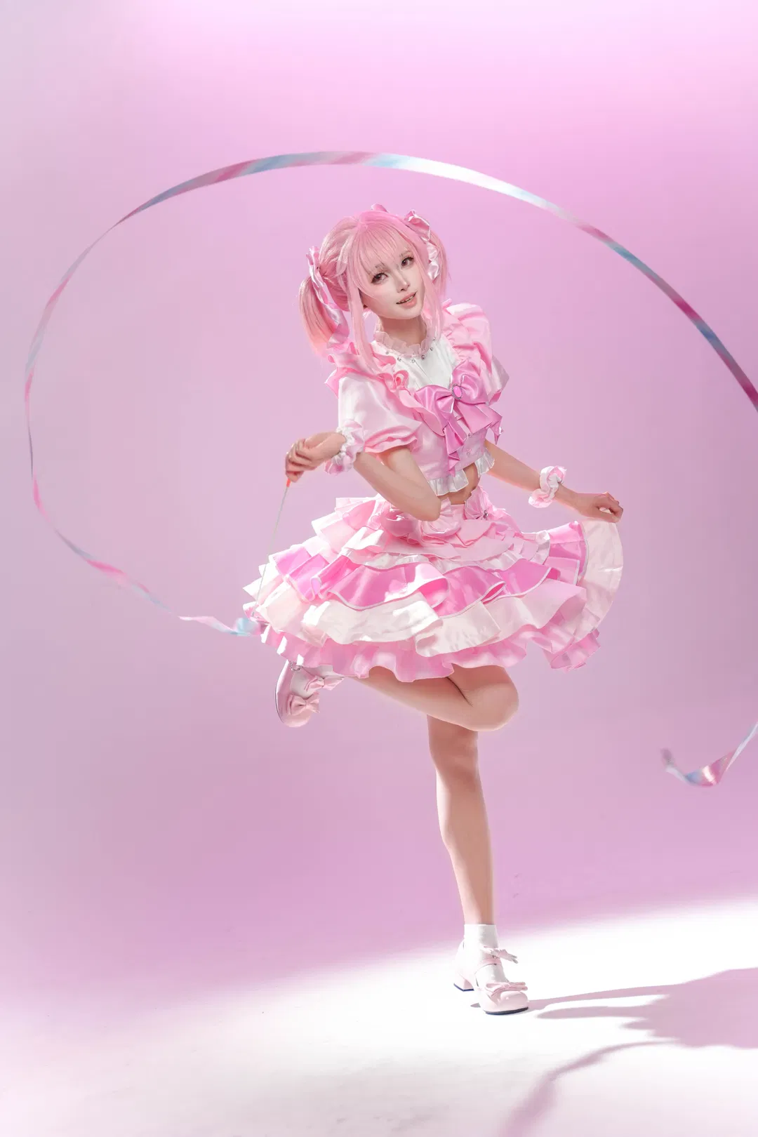 【鹿目圆cos】魔法少女小圆打歌服，活力满满的动态全记录 - 第 3 张