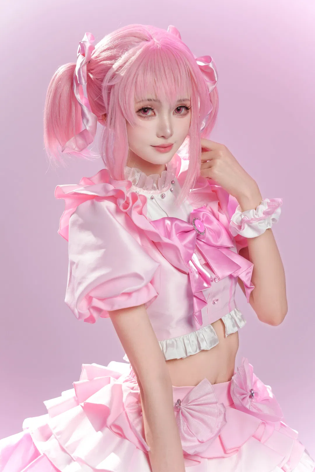 【鹿目圆cos】魔法少女小圆打歌服，活力满满的动态全记录 - 第 7 张