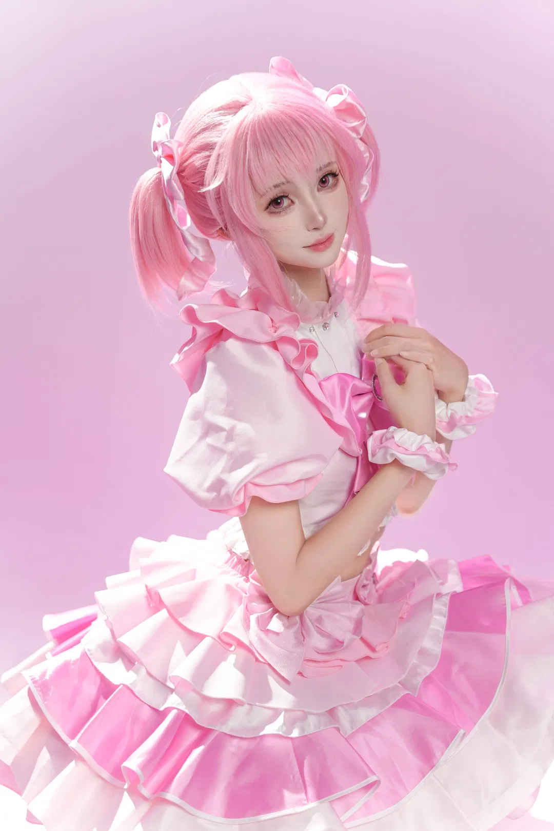 【鹿目圆cos】魔法少女小圆打歌服，活力满满的动态全记录 - 第 8 张