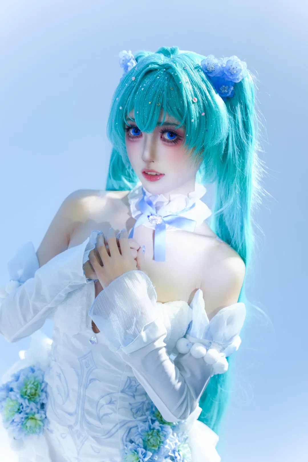 【初音未来cos】粉蝶花精灵的梦幻舞台感 - 第 11 张