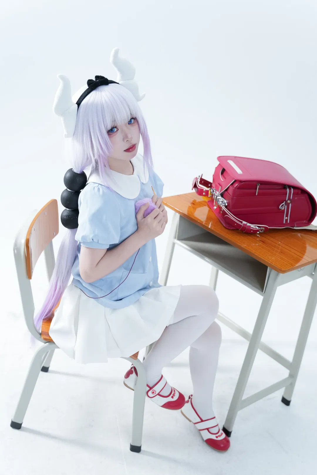 【康娜cos】小林家的女僕康娜今天有在好好上課 - 第 3 張