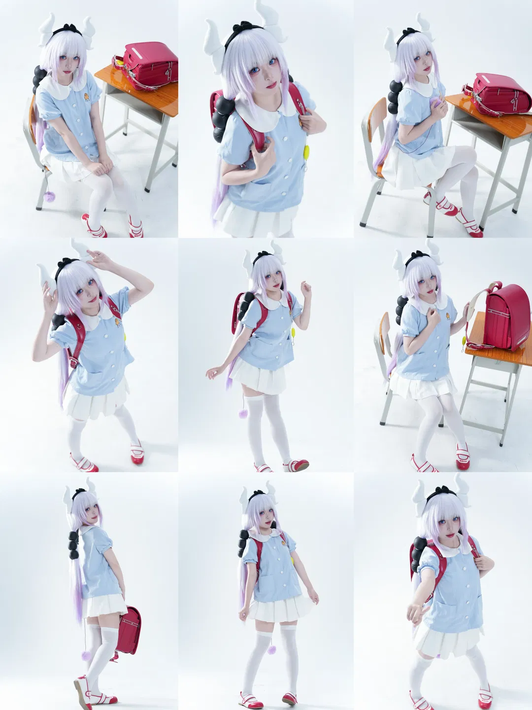 【康娜cos】幼稚园风康娜酱的课堂动作参考 - 第 1 张