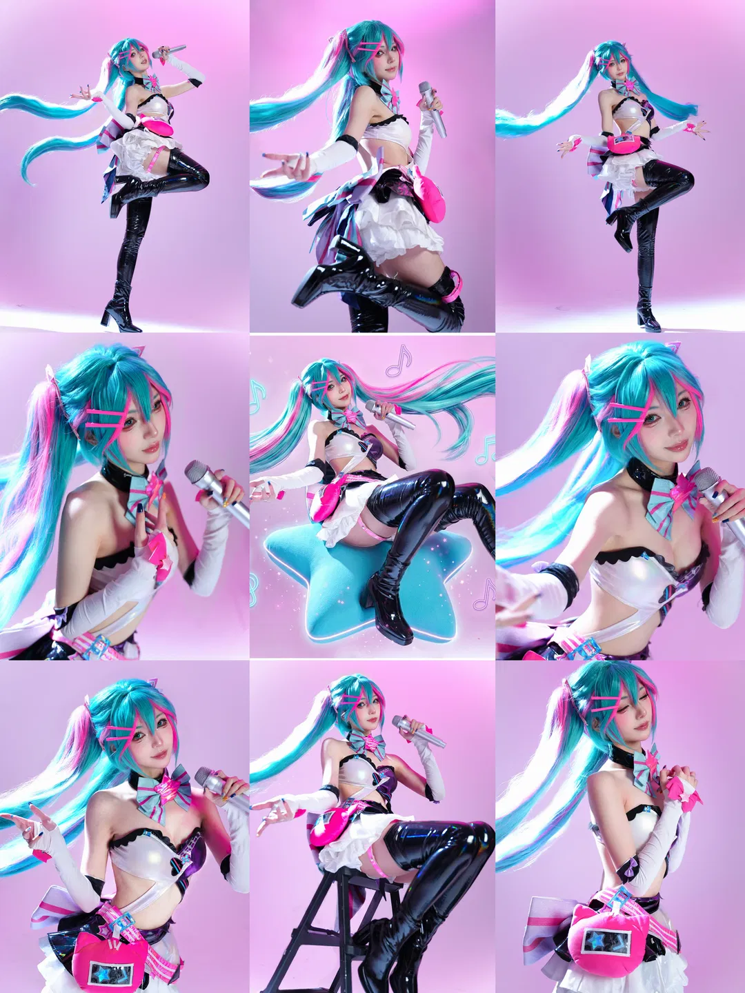 初音未来cos 喵斯快跑联动造型动作参考 - 第 1 张