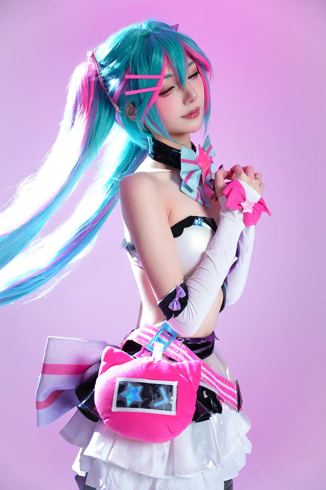 初音未来cos 喵斯快跑联动造型动作参考 - 第 11 张