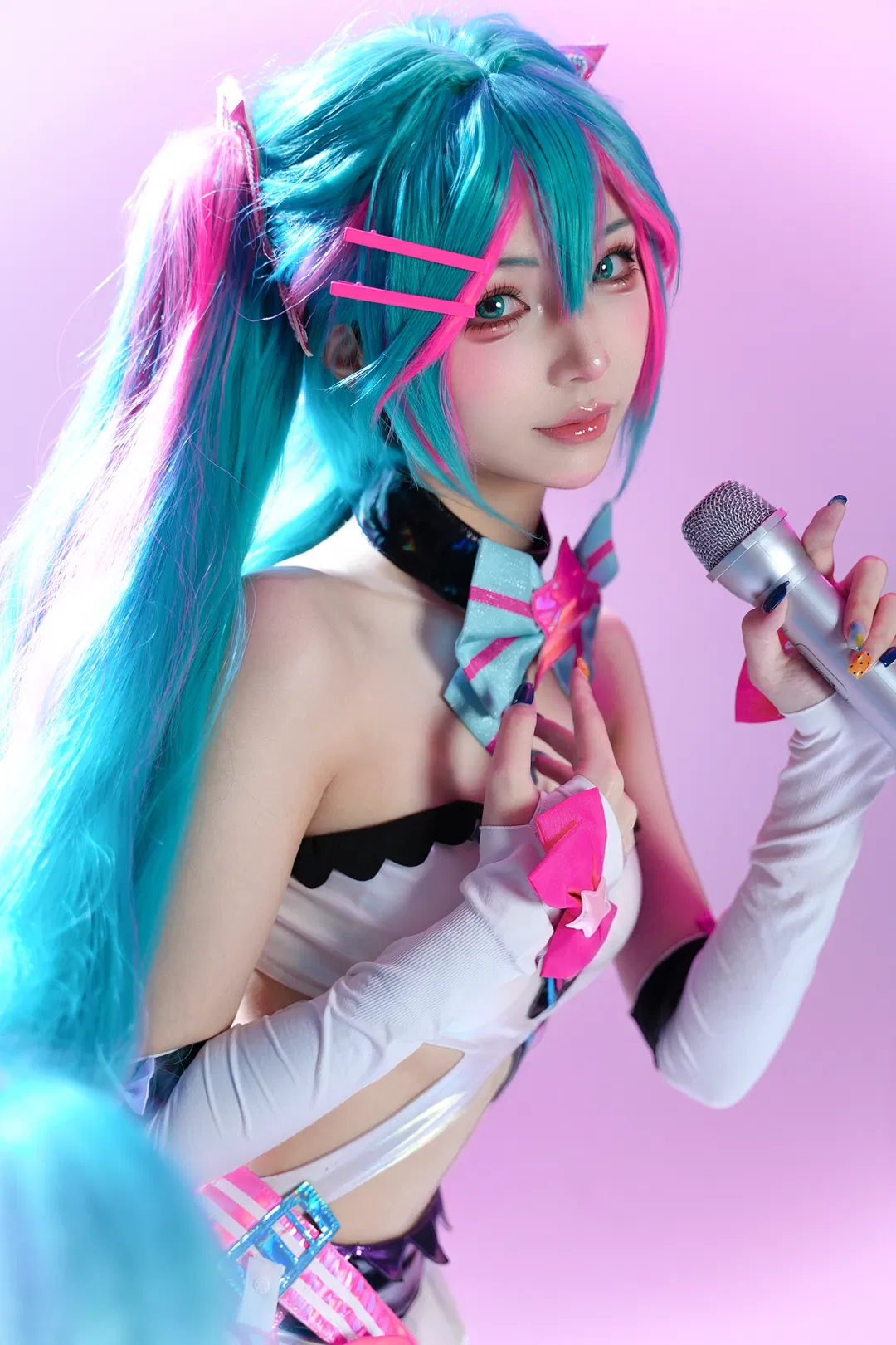 初音未来cos 喵斯快跑联动造型动作参考 - 第 7 张