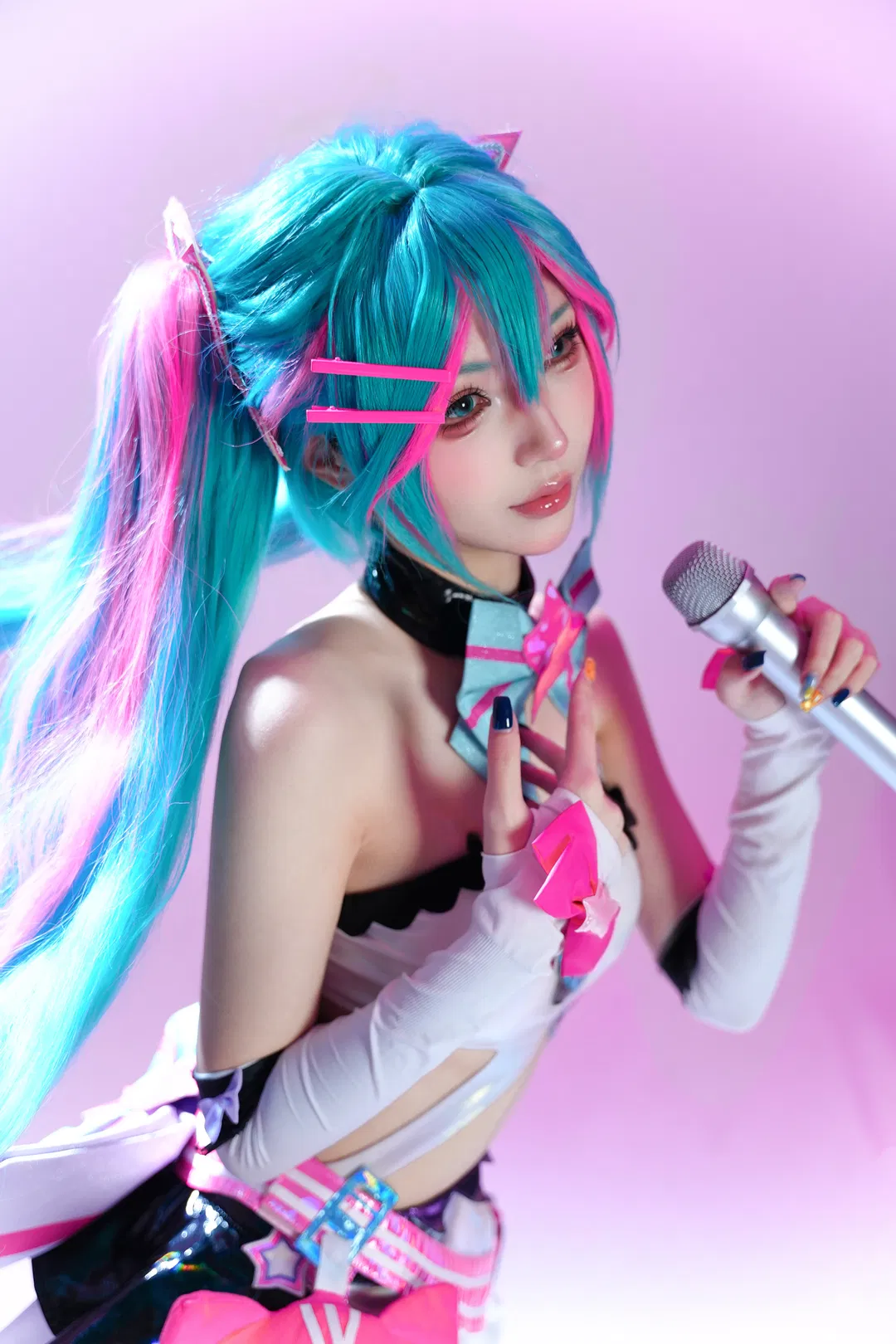 初音未来cos 喵斯快跑联动造型动作参考 - 第 8 张