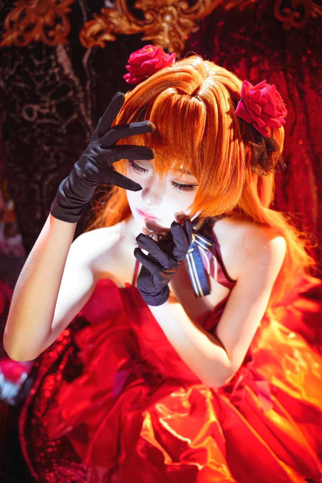 【NIKKE明日香cos】红金交织的华丽定格 - 第 5 张