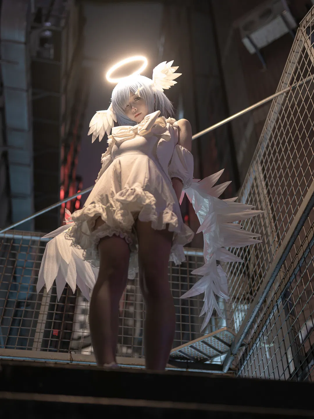 【蕾姆cos】夜色工業風中的天使降臨 - 第 1 張