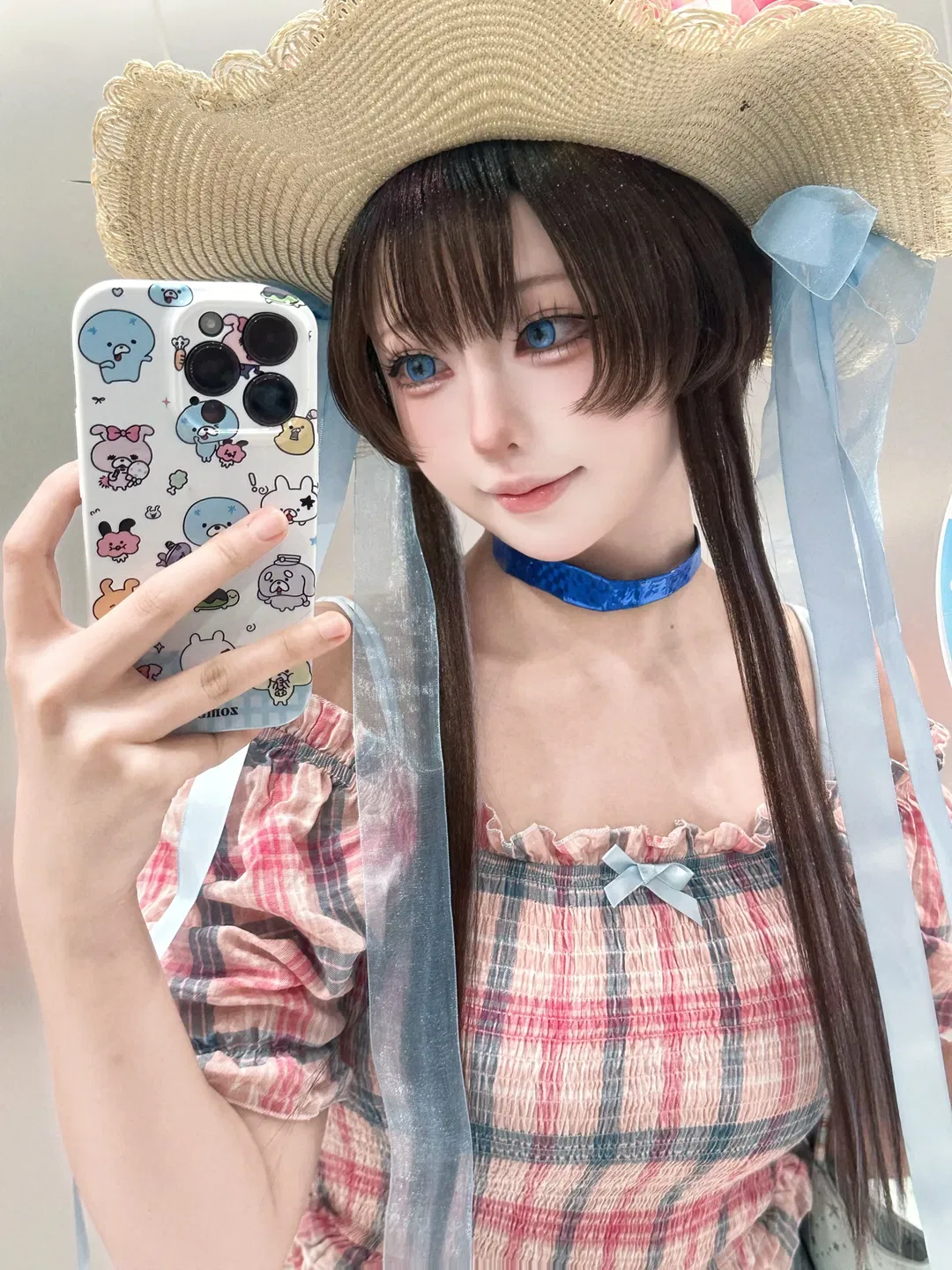 【阿米婭cos】明日方舟阿米婭的夏日草帽風私設 - 第 1 張