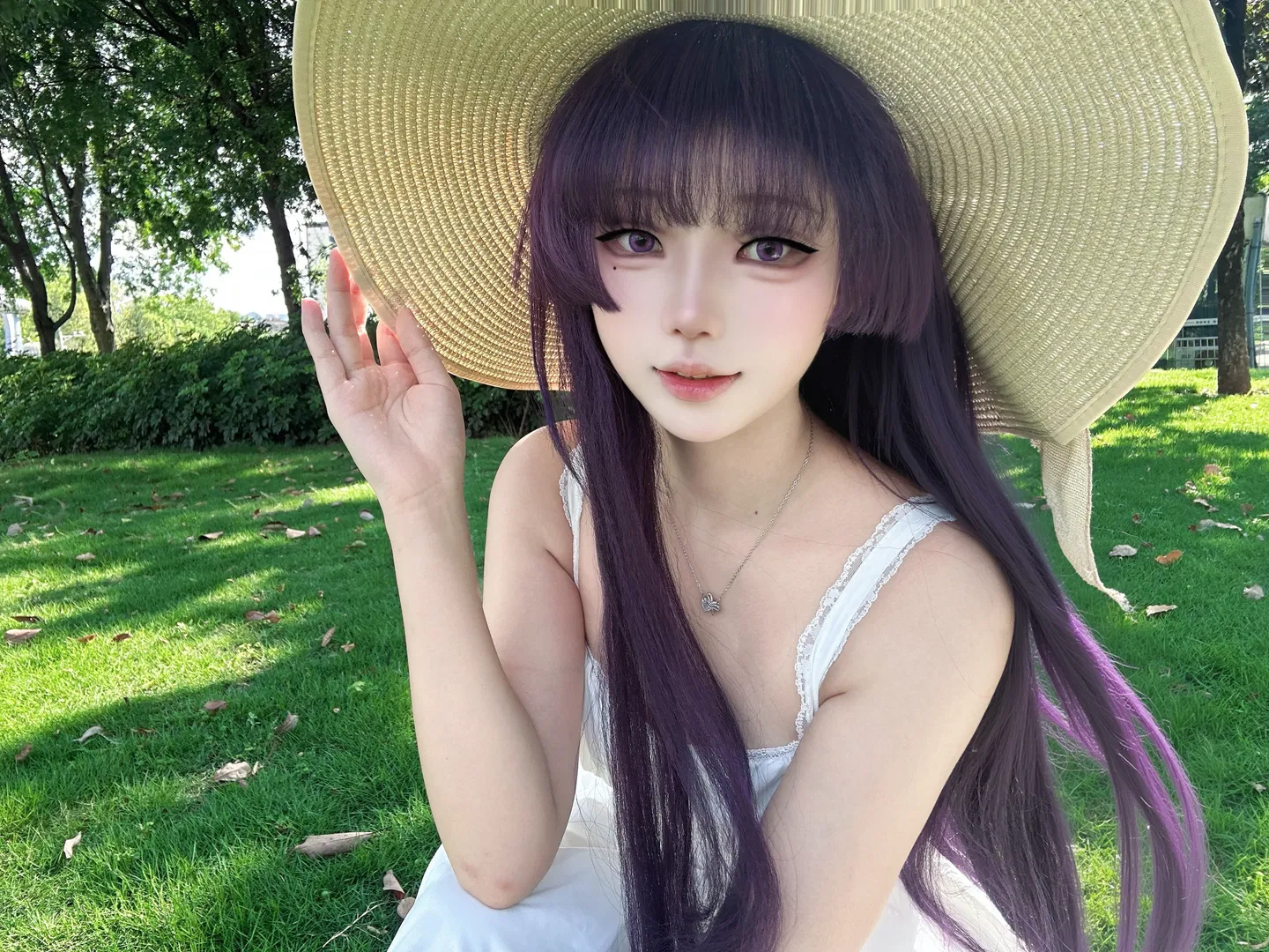 【五更琉璃cos】俺妹黑猫的夏日草地随拍 - 第 1 张