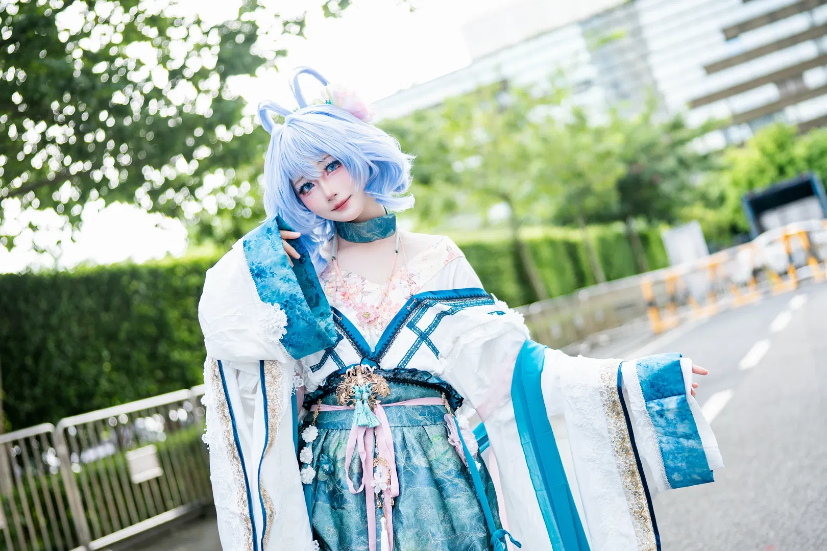【青娥娘娘cos】东方project国风造型漫展场照 - 第 3 张