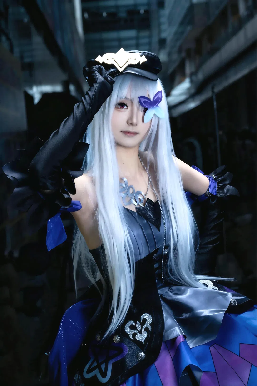 【王昭君cos】王者榮耀偶像歌手的清冷夢幻舞臺 - 第 4 張