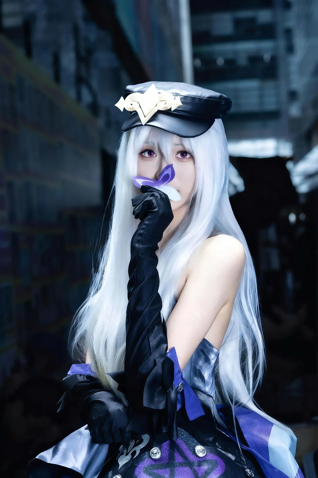 【王昭君cos】王者榮耀偶像歌手的清冷夢幻舞臺 - 第 5 張