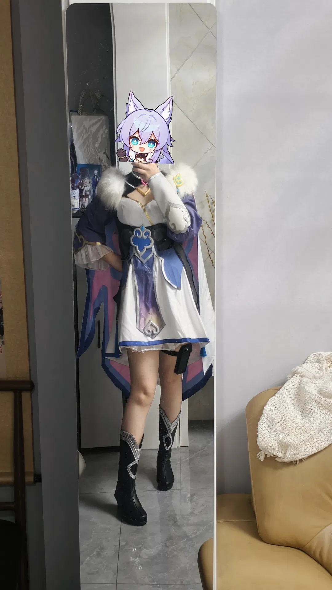 【白珩cos】崩坏星穹铁道试衣记录，细节拉满 - 第 2 张