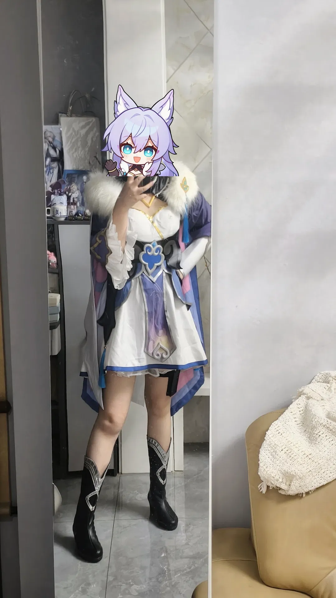 【白珩cos】崩坏星穹铁道试衣记录，细节拉满 - 第 3 张