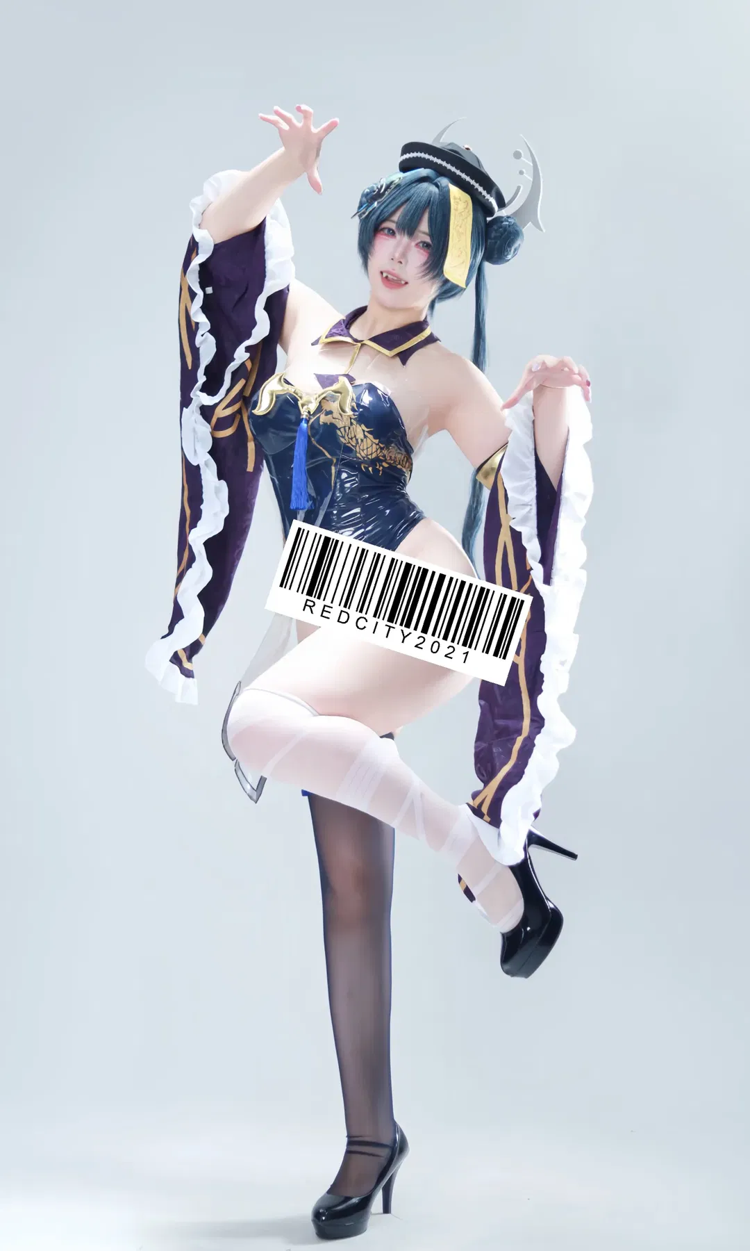【妃咲cos】蔚蓝档案万圣节限定造型
