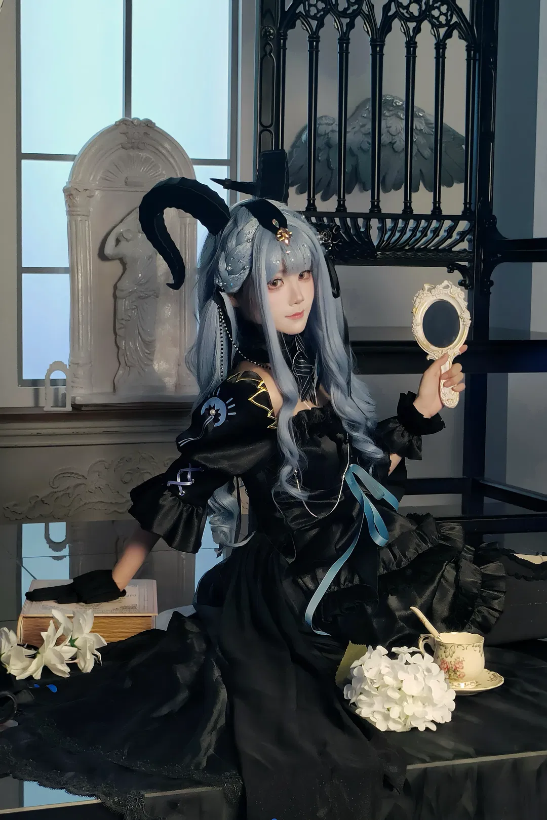 【丰川祥子cos】bangdream暗黑哥特风正片花絮调色记录 - 第 4 张