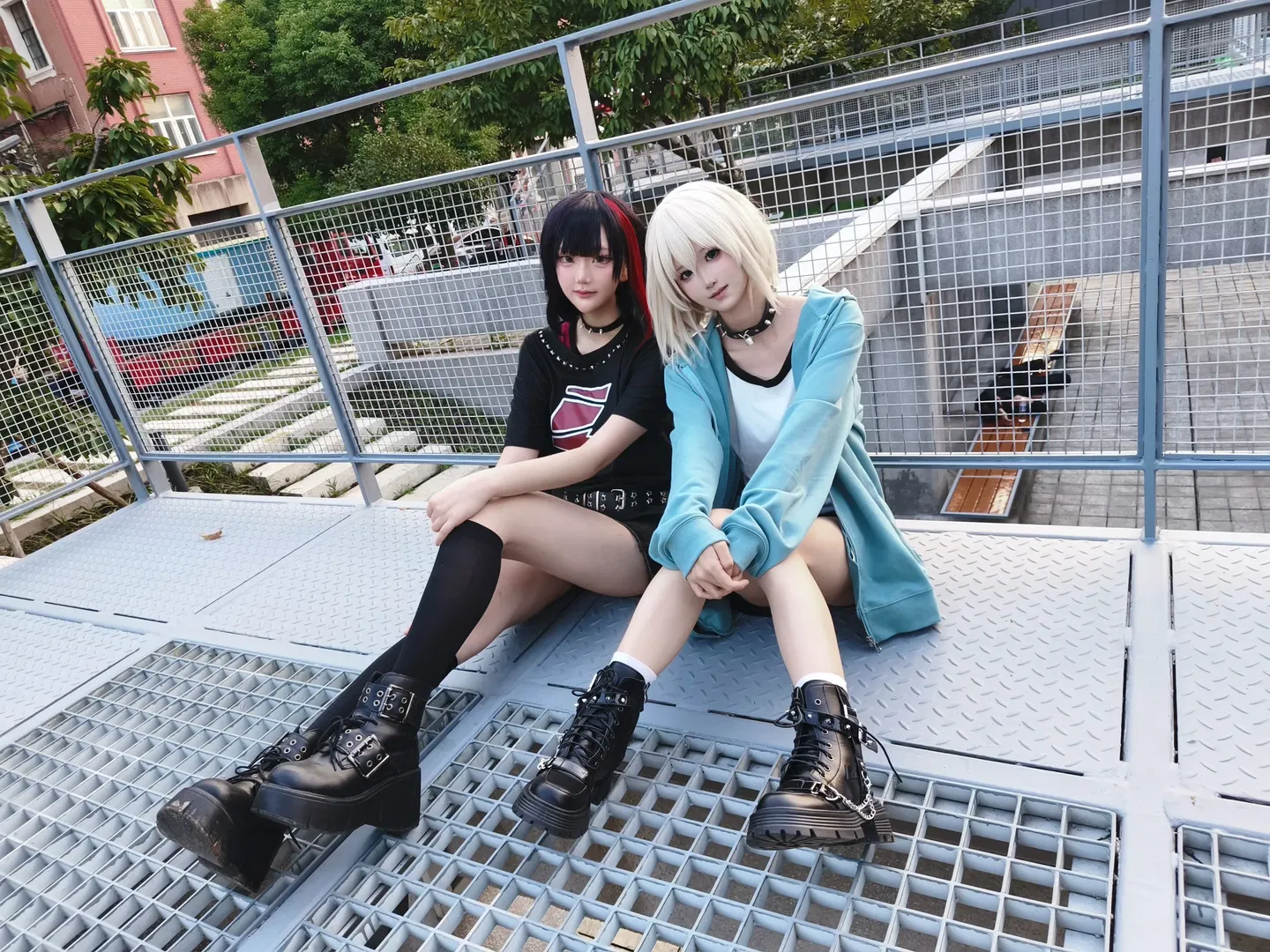 【美竹兰cos】Afterglow双人街头外景记录 - 第 2 张